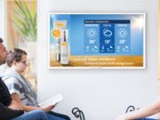 Lokalisierte Wettervorhersagen im Wartezimmer-TV TV-Wartezimmer